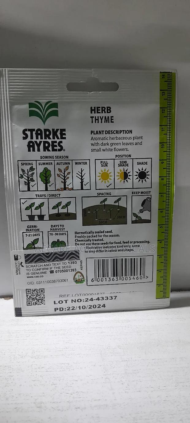 Thyme Herb Seeds 0.5grams (Stayke Ayres) - thumbnail 5