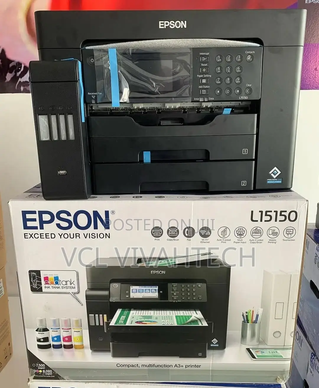 Ecotank L15150 A3+ Multifunction Wi-Fi Ink Tank Printer .