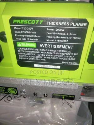 Prescott Thickness Planer .
