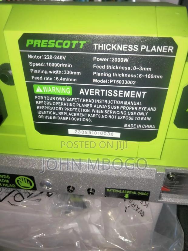 Prescott Thickness Planer . - thumbnail 3