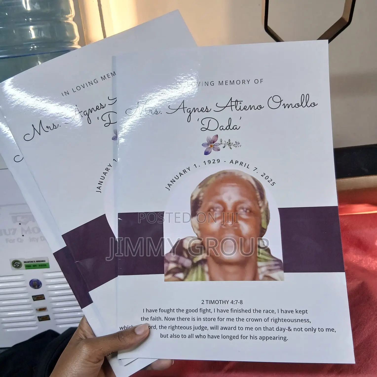 Funeral Program Design