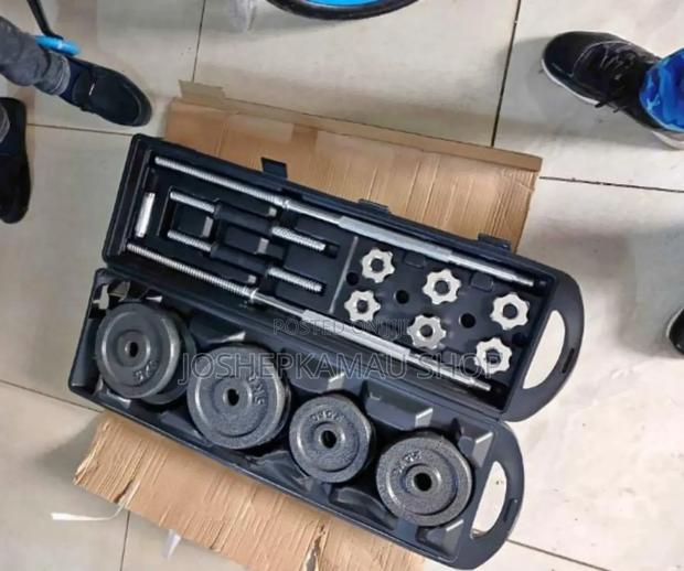 50kgs Chrome Gym Dumbbells D50 - main view