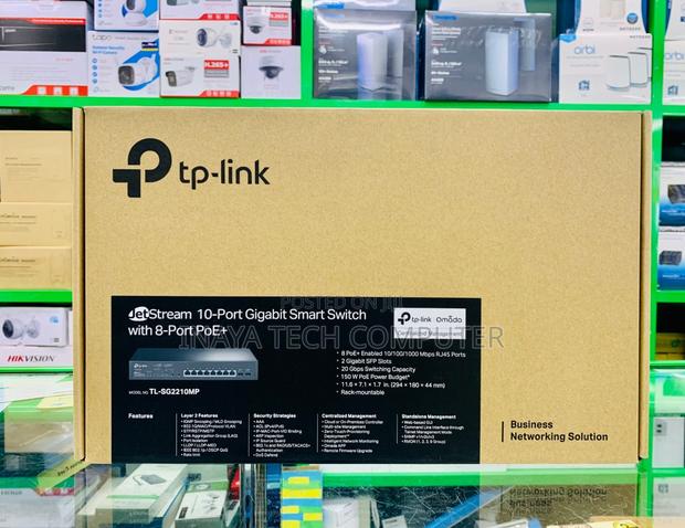 Tp-Link Jetstream 10-Port Gigabit Smart Switch -Sg2210mp - main view