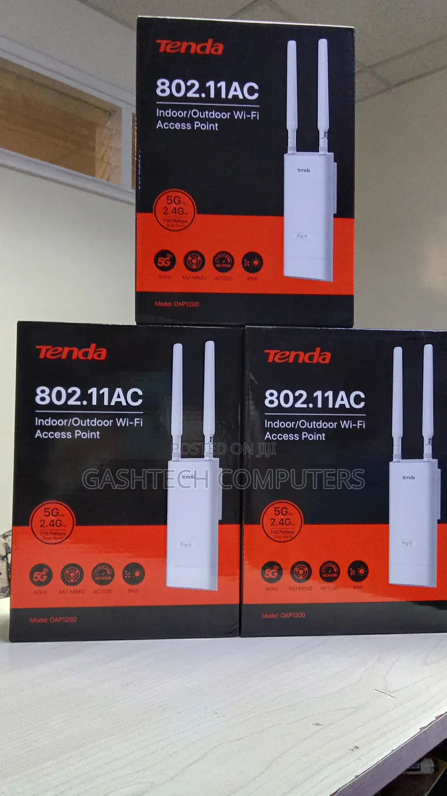 Indoor,Outdoor Oap1200 Tenda Wireless Accesspoint