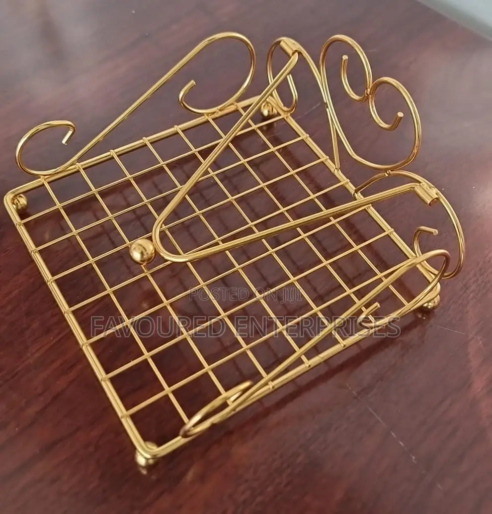 Heavy Steel Serviette Holder