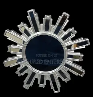25cm Sun Shape Gold or Silver Decor Mirror