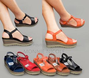 Classy. Ladies Leather .Wedges - thumbnail 2