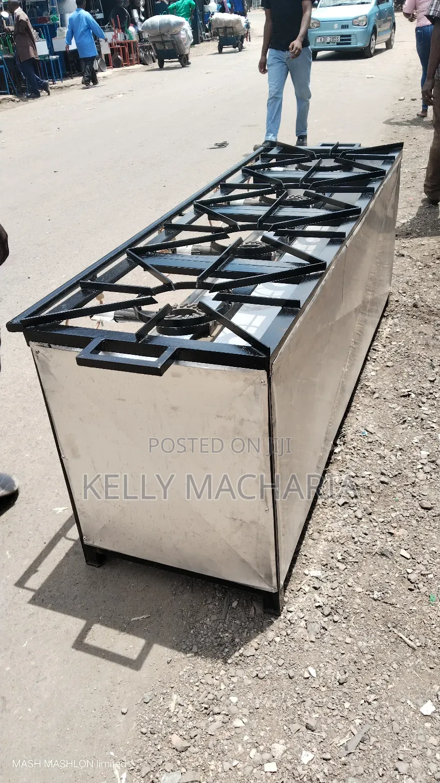 Commercial Sizes Closed Four Burner Gas Grill Jikos