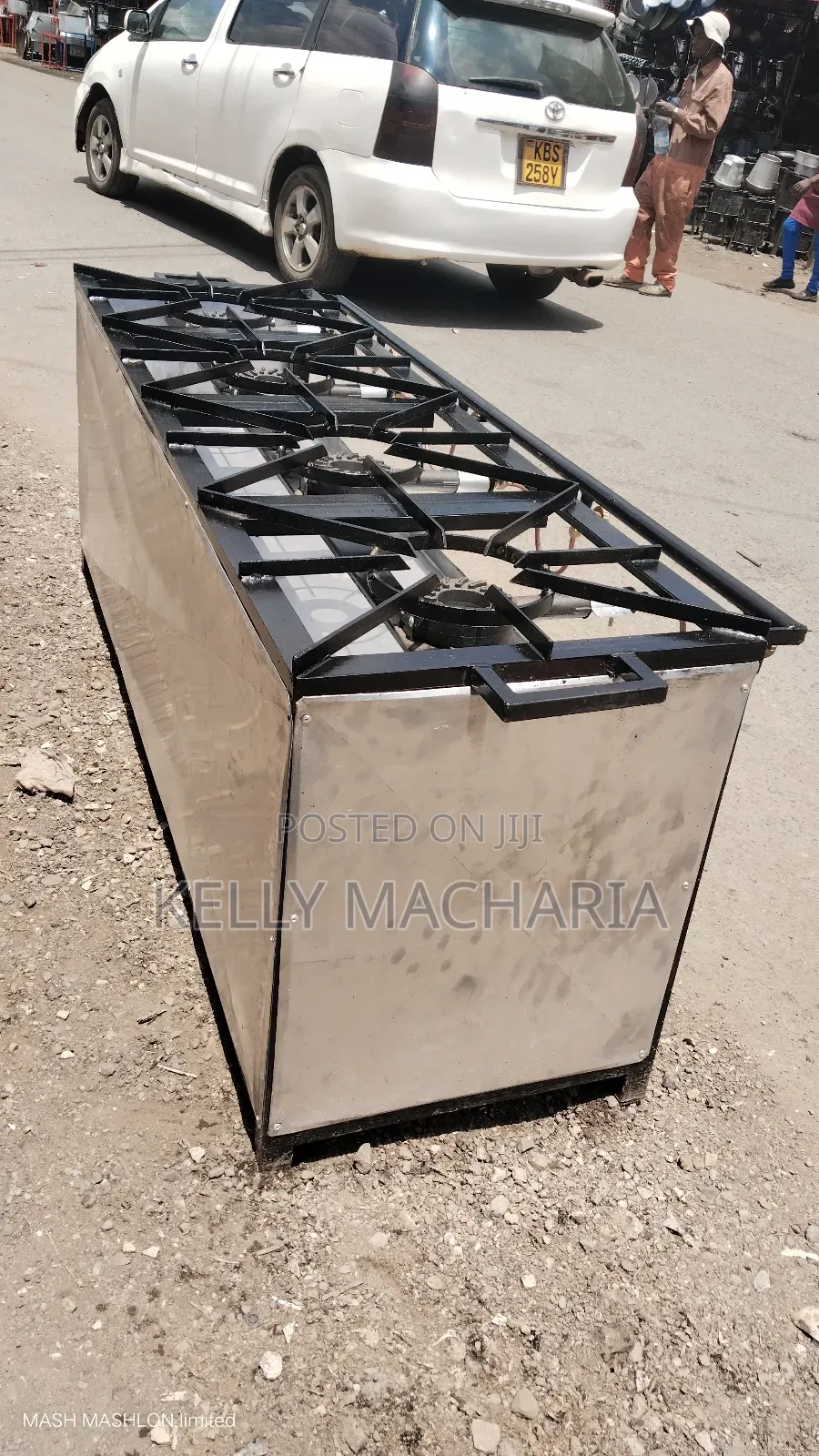 Commercial Sizes Closed Four Burner Gas Grill Jikos