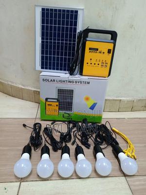 6 Bulbs Solar Lighting System With Inbuilt Lead Acid Battery - thumbnail 2