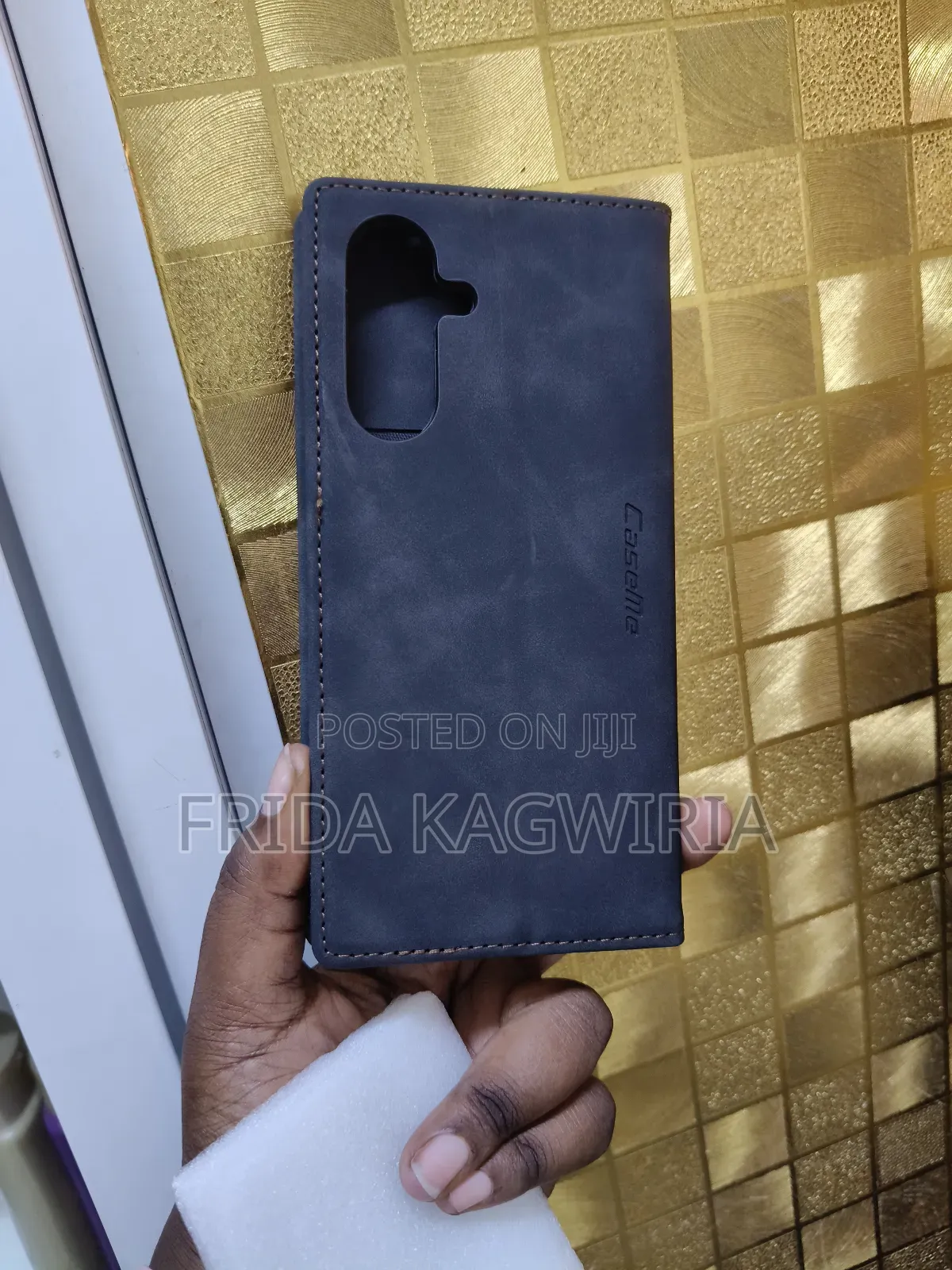 Samsung Galaxy A36 5g Black Caseme Leather Flip Cover