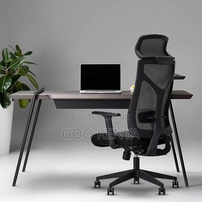 Office Chair ; Ergonomic Modern Desk With Headrest