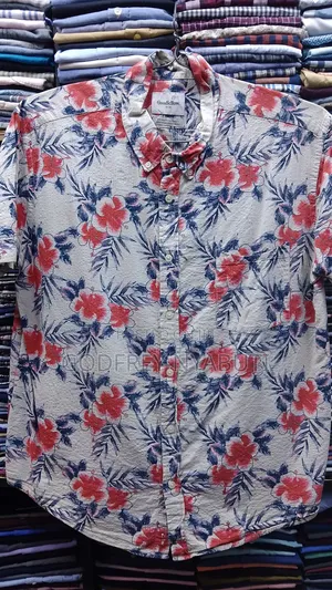 Casual Shirts/Beach/Linen/Vintage/Pilot Shirt/White
