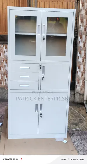 Imported Modern Metallic Filling Cabinet With Safe