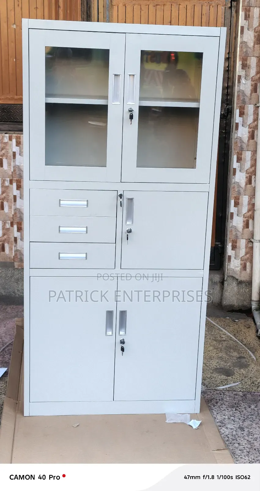 Imported Modern Metallic Filling Cabinet With Safe
