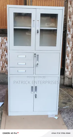 Imported Modern Metallic Filling Cabinet With Safe