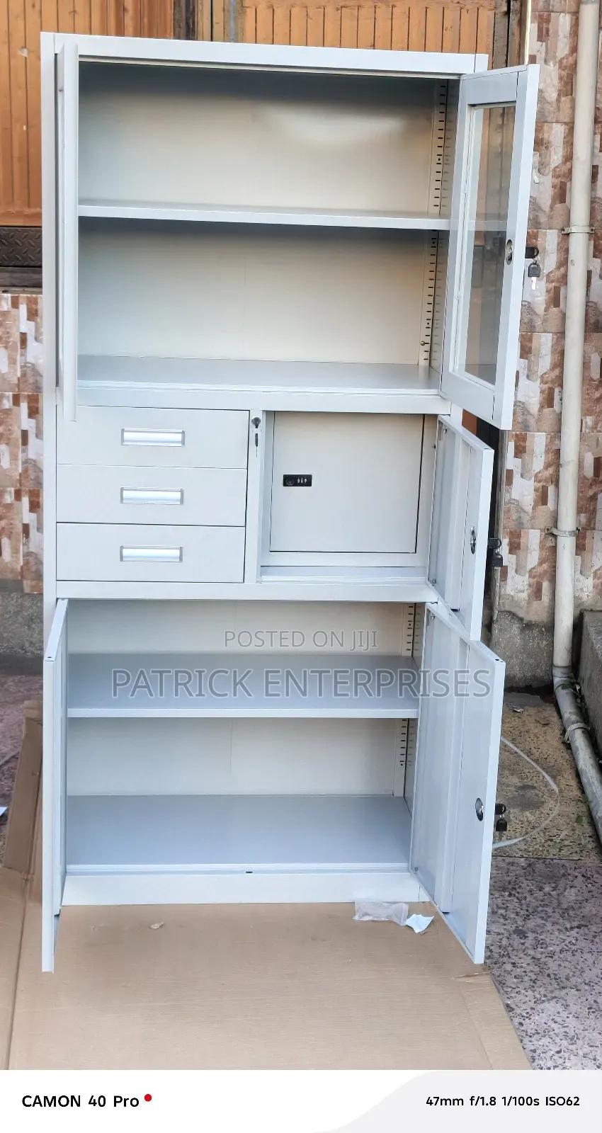 Imported Modern Metallic Filling Cabinet With Safe