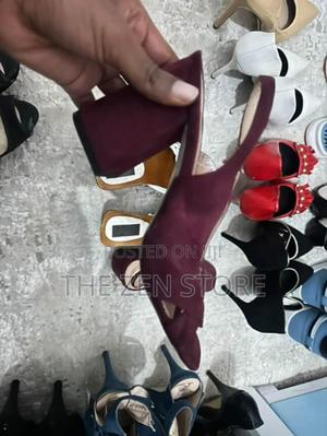 Red Sling Back Heels - thumbnail 2