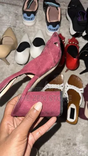 Red Sling Back Heels