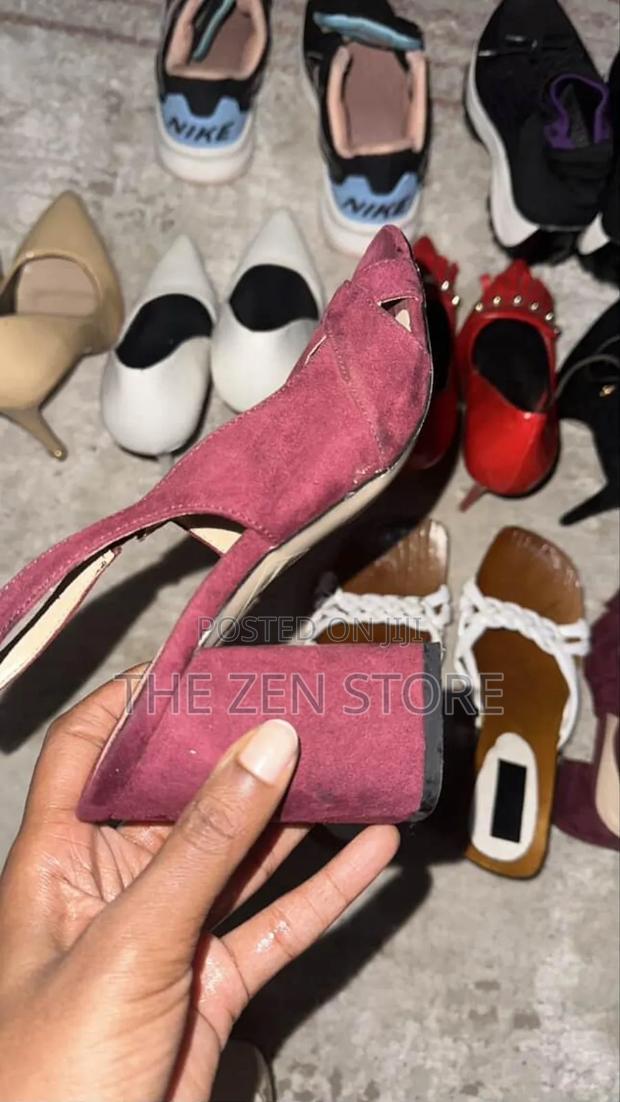 Red Sling Back Heels - thumbnail 4