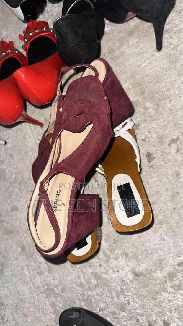 Red Sling Back Heels - thumbnail 5