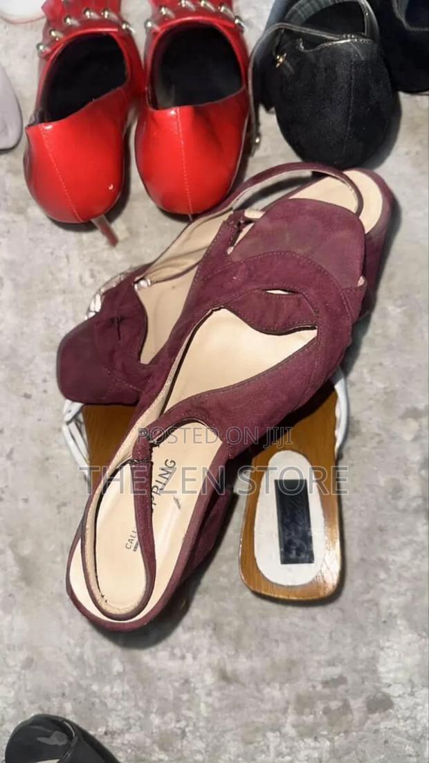 Red Sling Back Heels - thumbnail 7