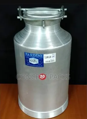 20-Liter Capacity Pardini Aluminum Milk Can