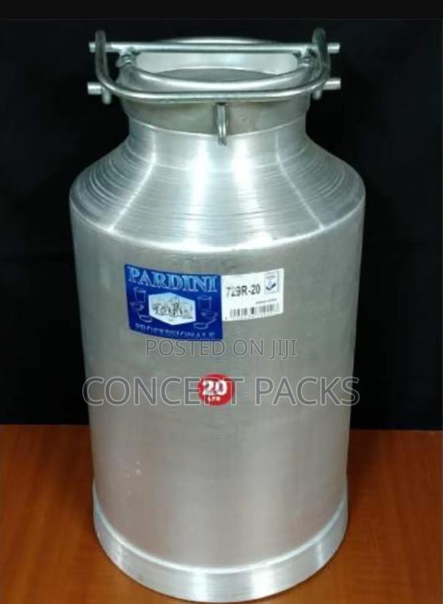 20-Liter Capacity Pardini Aluminum Milk Can