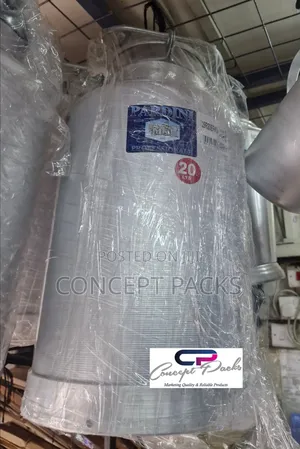 20l Pardini Milk Can With Steel Collars Base Ring