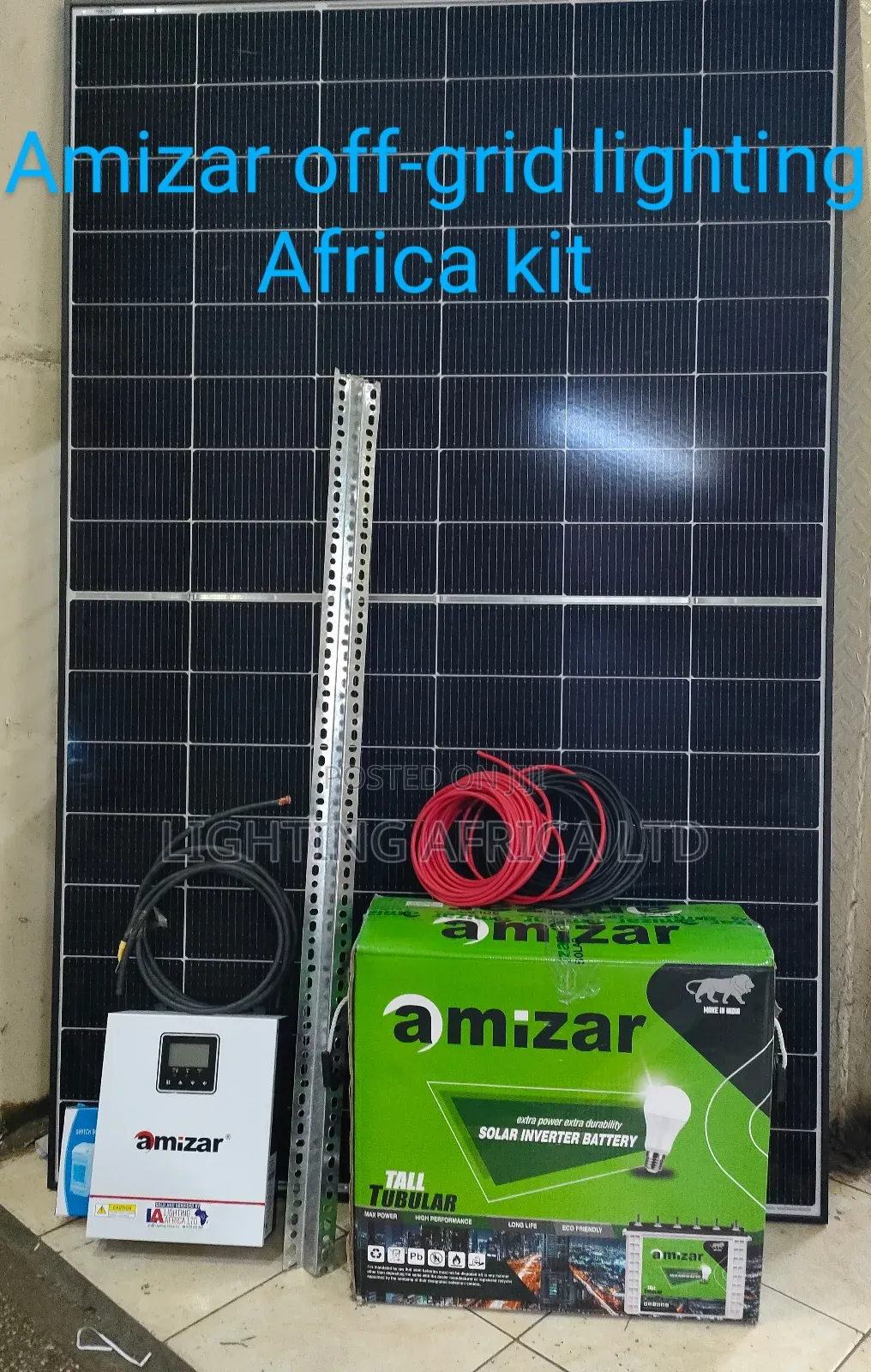 1kva Tubular Battery Off-Grid Solar Kit Complete