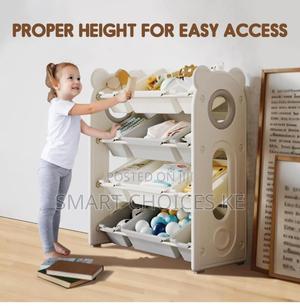 *Type B* Kids Space Toy Storage Organizer With Removable - main view