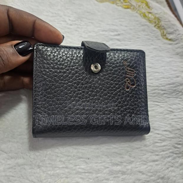 Cliff Black Mini Men Leather Wallet