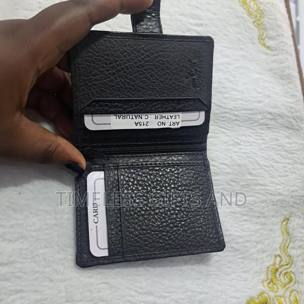 Cliff Black Mini Men Leather Wallet - thumbnail 2