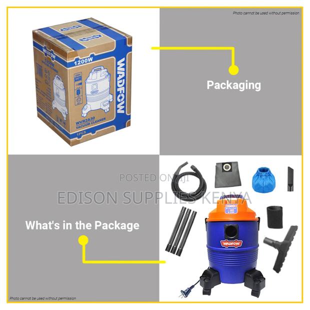 Wadfow Wet Dry Vacuum Cleaner 20 Litres 1200 Watts - thumbnail 10