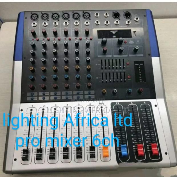 6ch Pro Powered Mixer With Usb/Bluetooth 1000w - main view