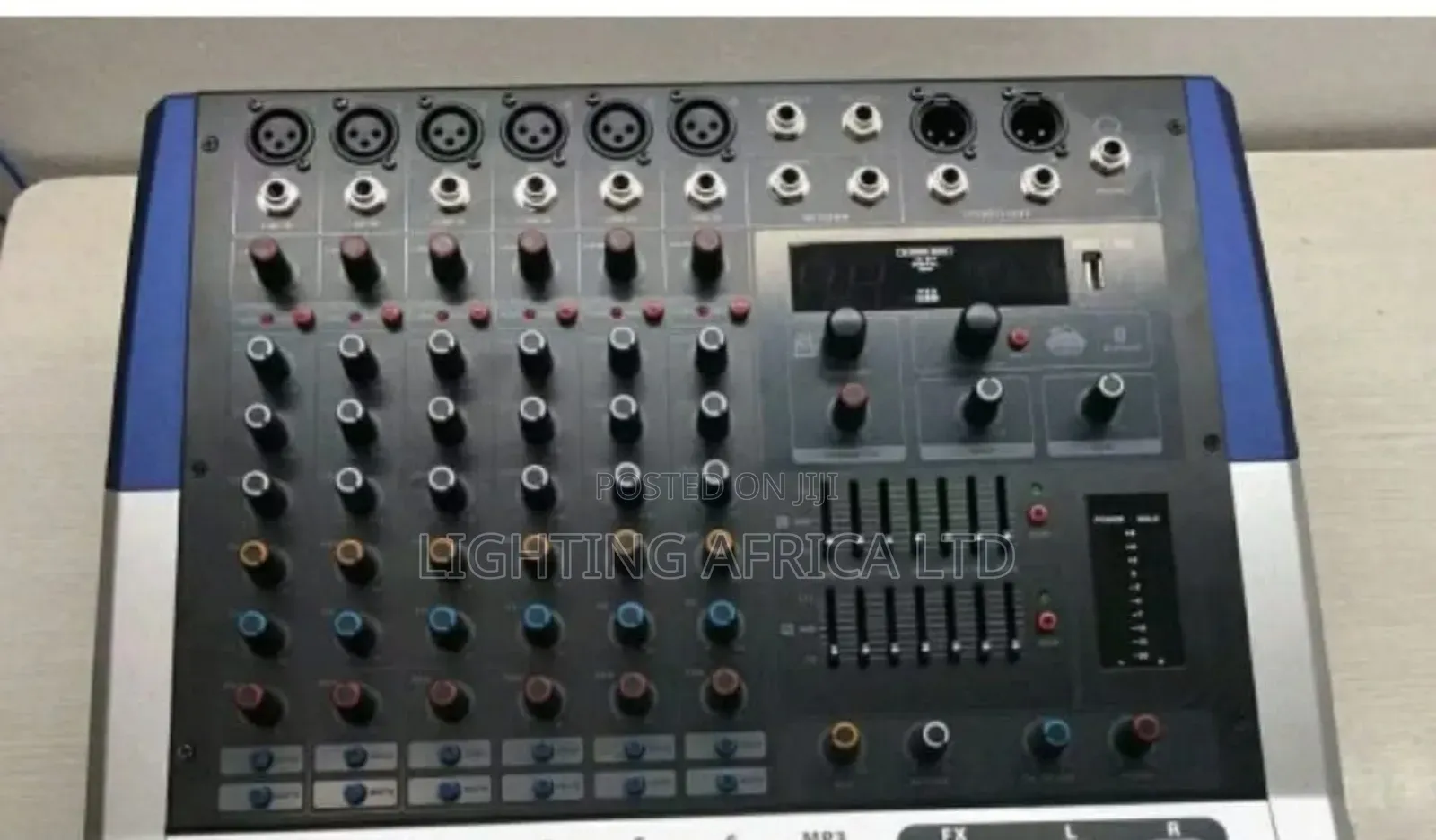 6ch Pro Powered Mixer With Usb/Bluetooth 1000w