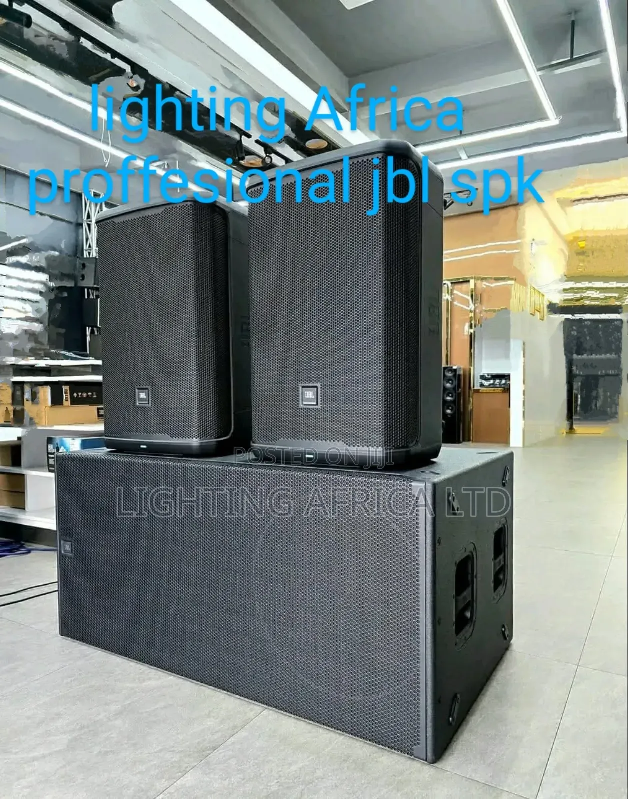 2 Mid Range 15" JBL Outdoor Speakers - 18" Double Bass Speaker