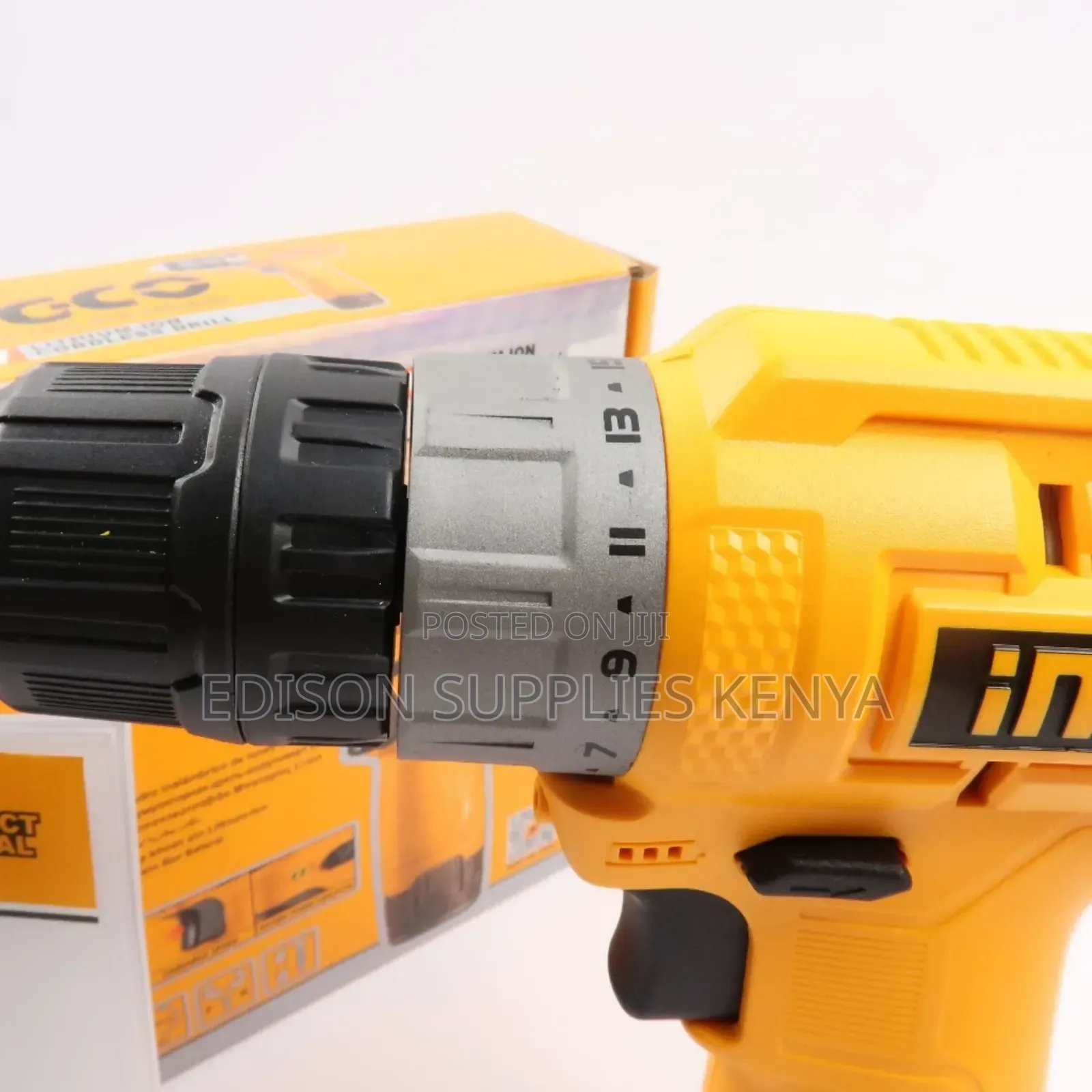 Cordless Drill Ingco 12v 20 N.M Wt 1.5ah Battery Lithium-ion