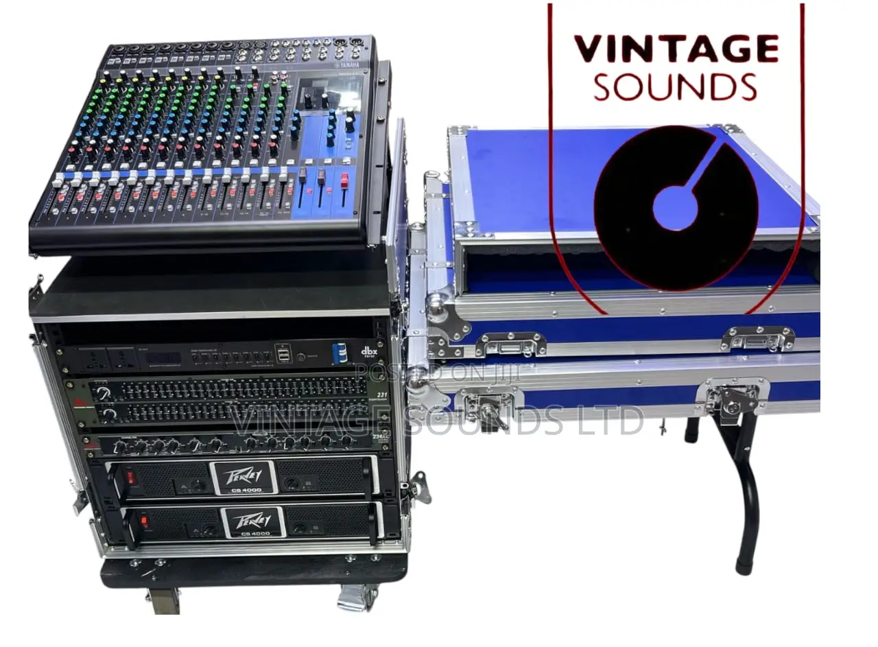 Rack 10 Units Dj Church Machines Complete Set ( 8000watts)