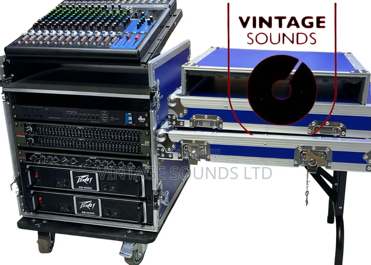 Rack 10 Units Dj Church Machines Complete Set ( 8000watts)