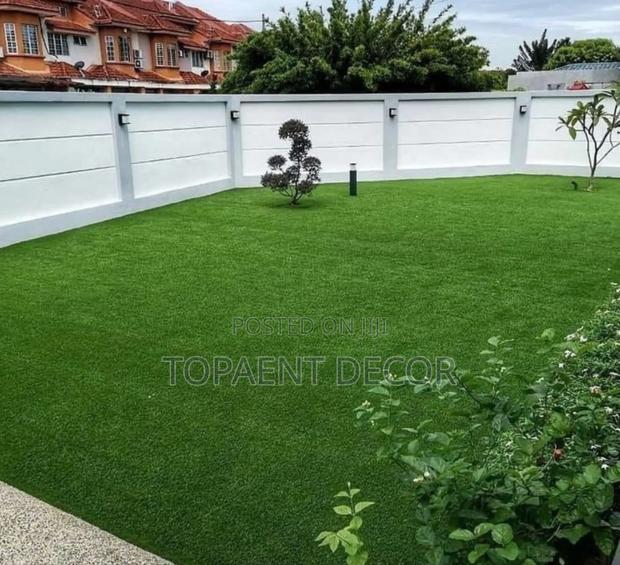 Mini Mansions Playground Artificial Green Grass Carpet - main view