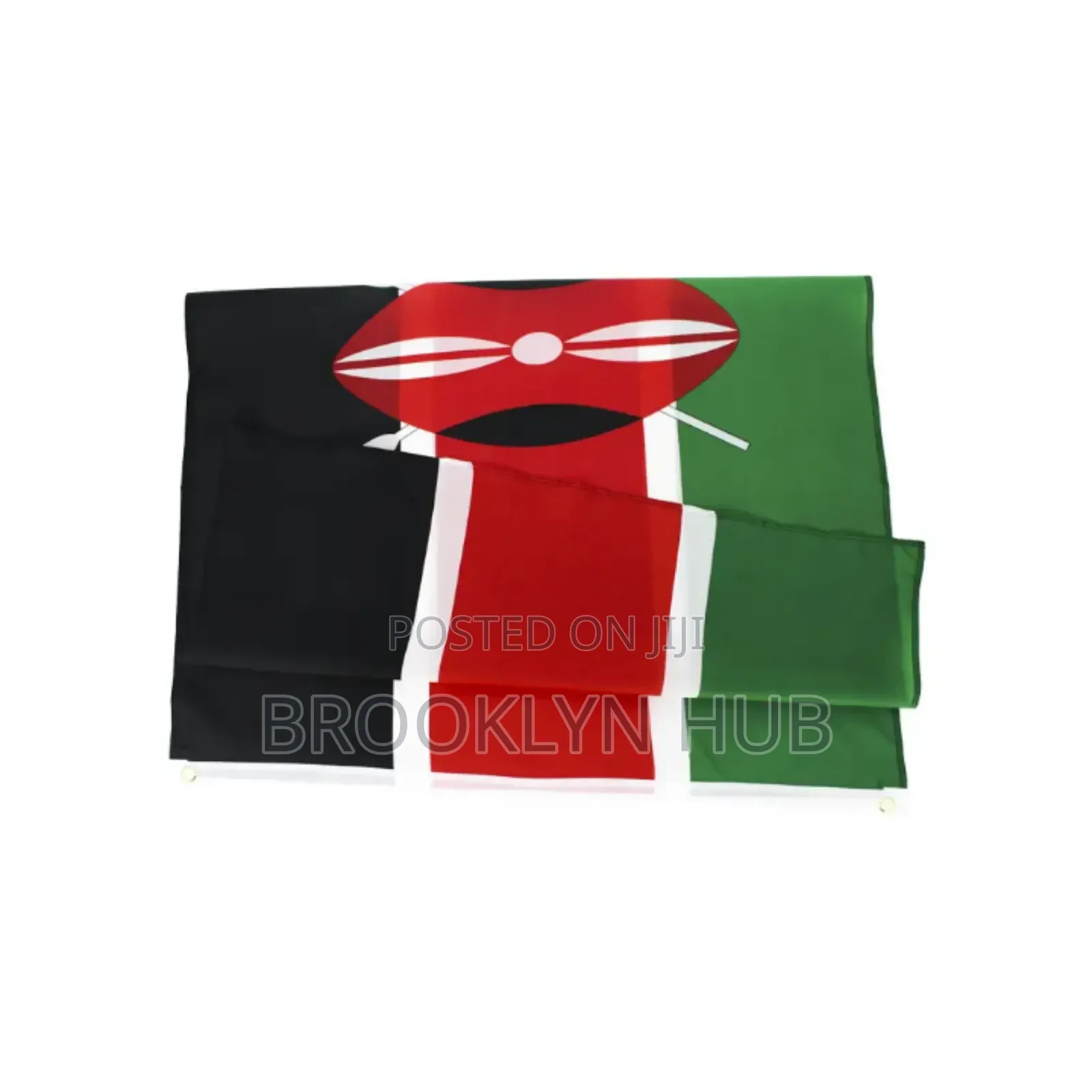 Kenyan Flag, Hand Held Kenyan Flag 55 By55 Cm