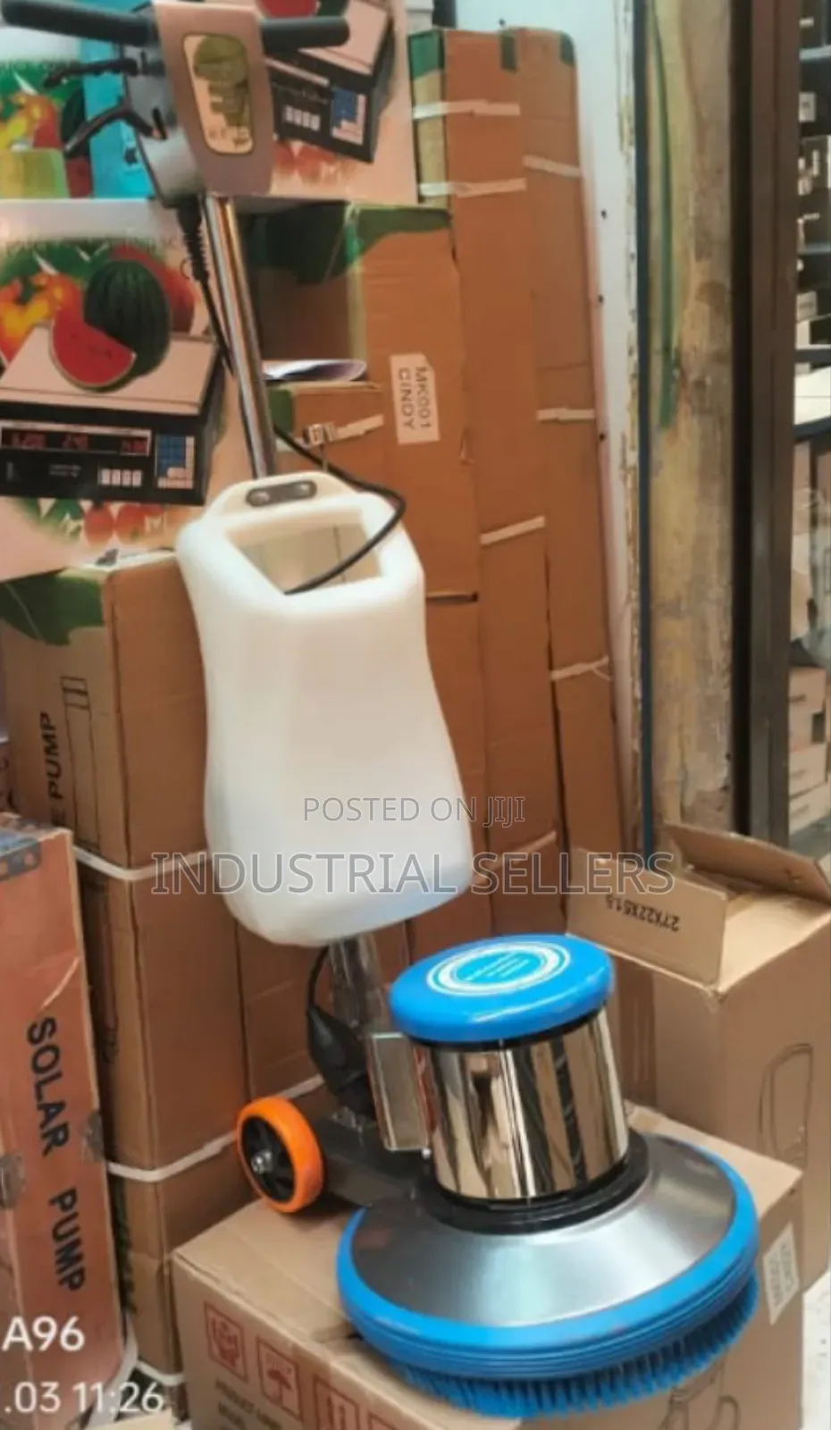Industrial Floor Scrubber