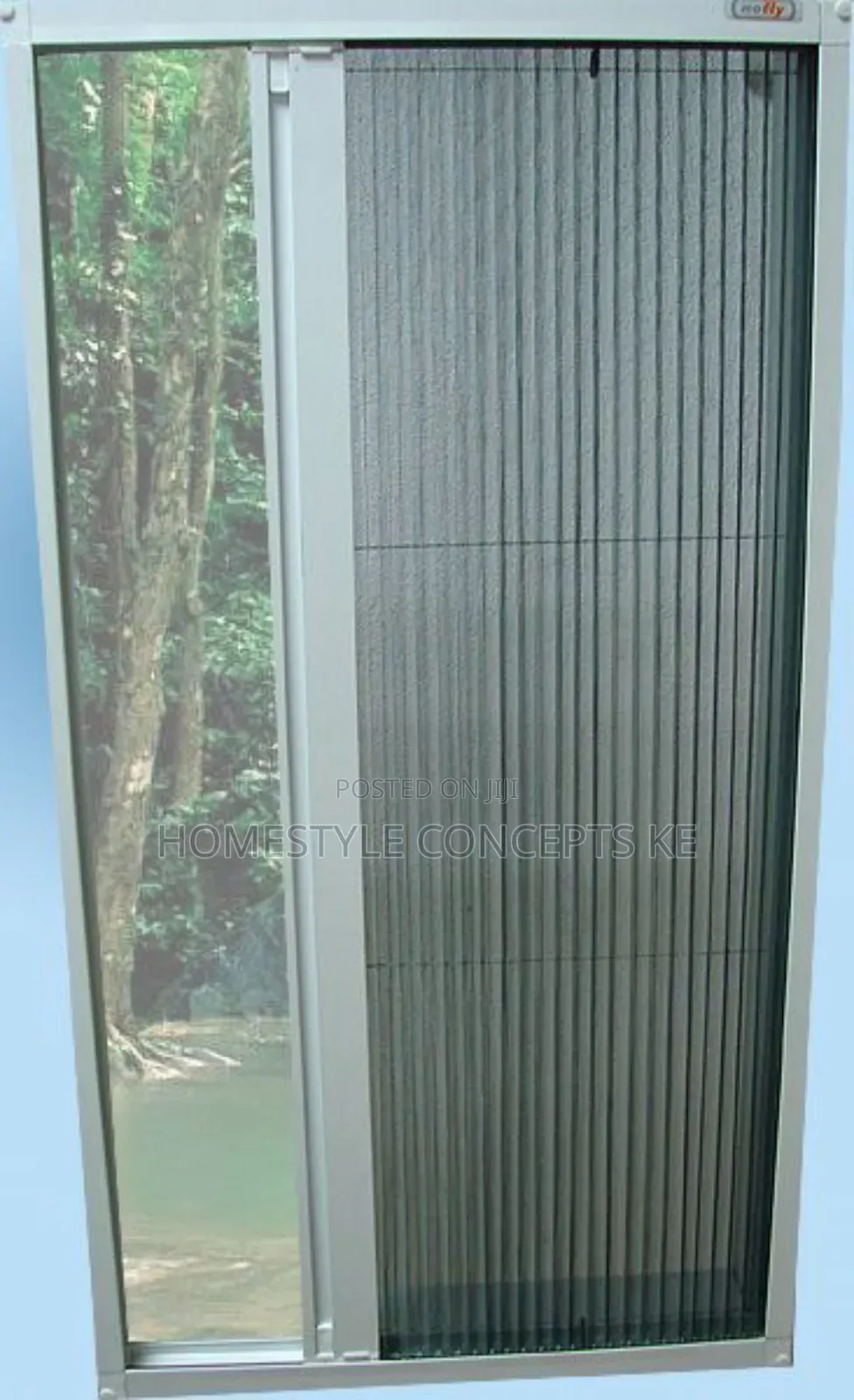 Sliding Transparent Retractable Mosquito Nets