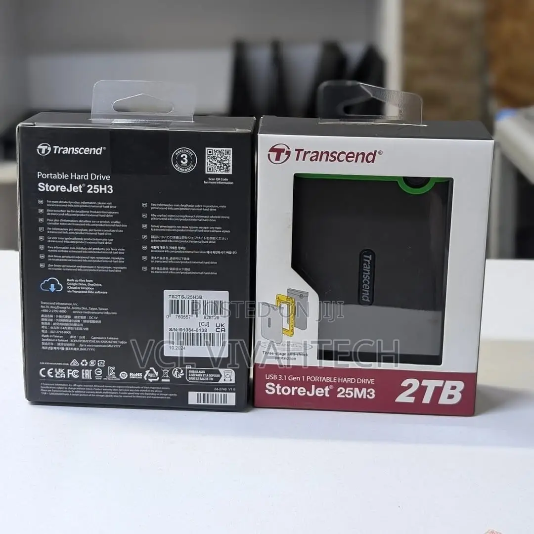 Transcend External HDD 2tb – Iron Grey