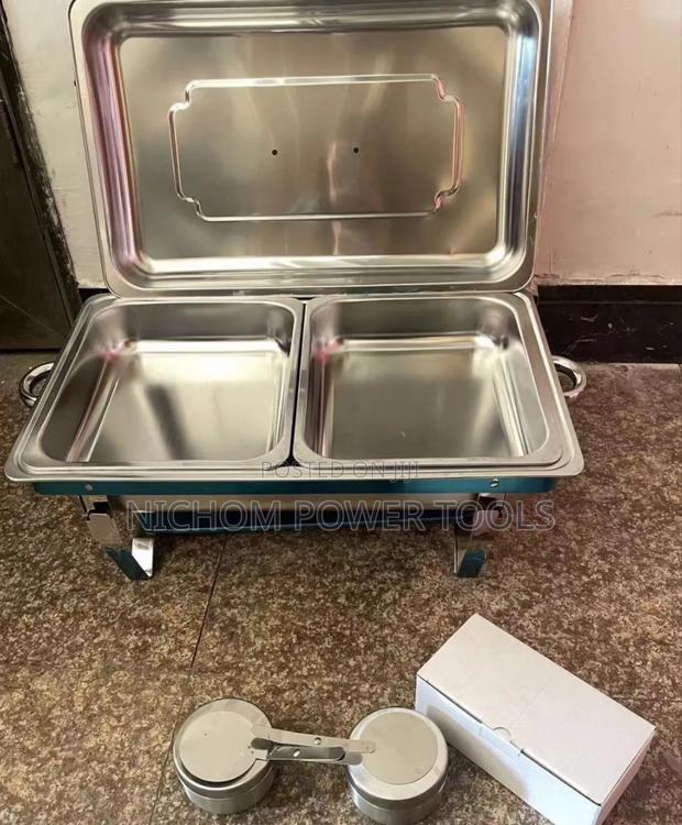 Stainless Steel Double Chaffing Dish - main view