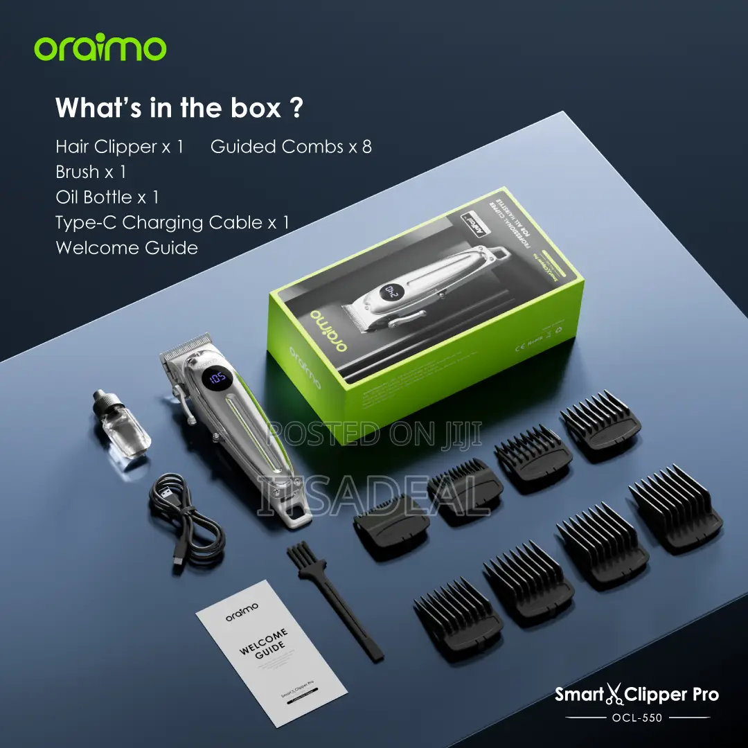 Oraimo Smart Clipper Pro Professional Hair Clipper