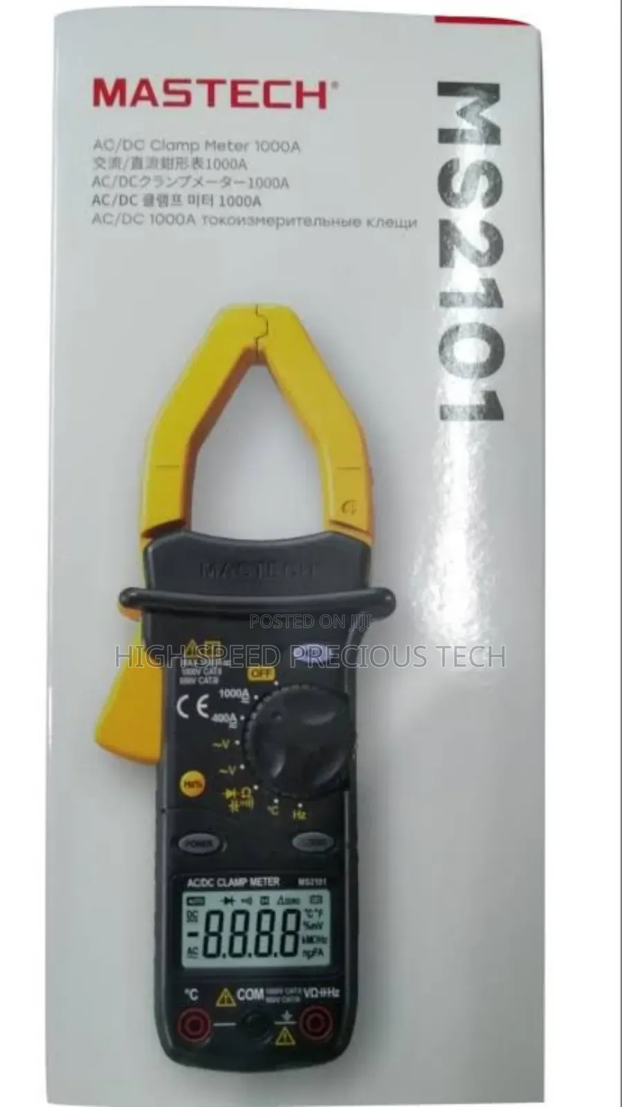 Mastech Ms2101 Ac/Dc Clamp Meter