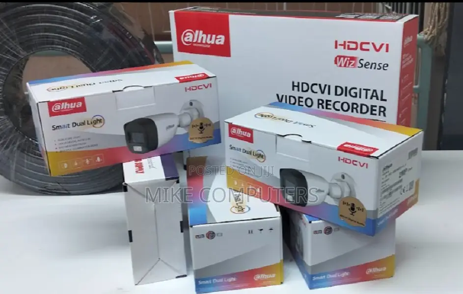 Dahua 4 CCTV Cameras (Night Vision)