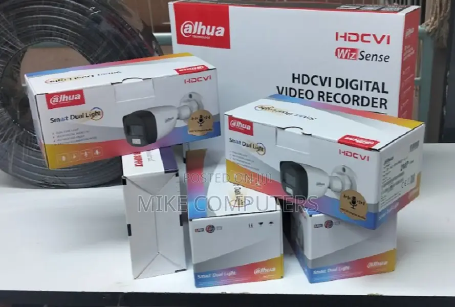 Dahua 4 CCTV Cameras (Night Vision)